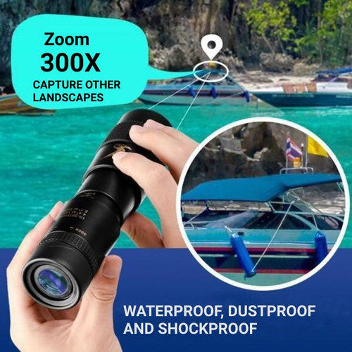 Maliben | High-Power Waterproof Monocular Telescope With 10x Magnification For Bird Watching, Hiking, And Outdoor Adventures