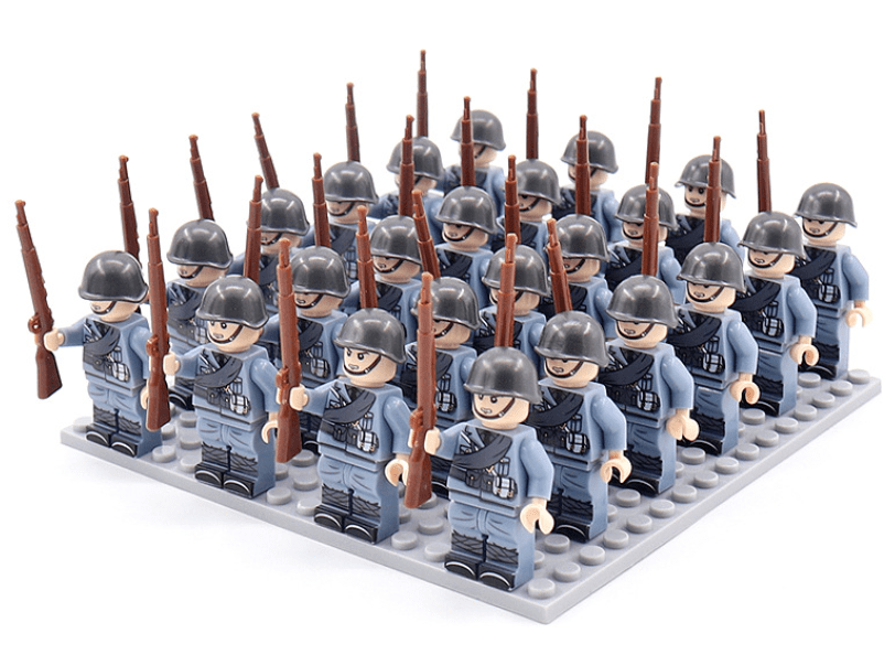 Maliben | Historyblocks – Collectible Historical Figures Playset (21 Pcs)