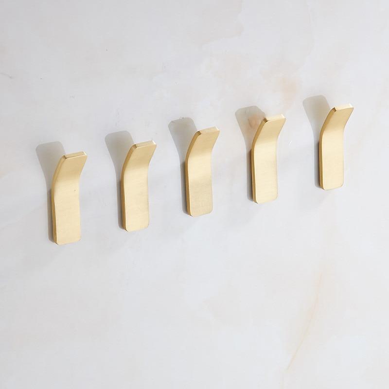 Maliben | Gold Wall Hooks – Luxurious Brass Coat Hooks For Hallway And Bedroom