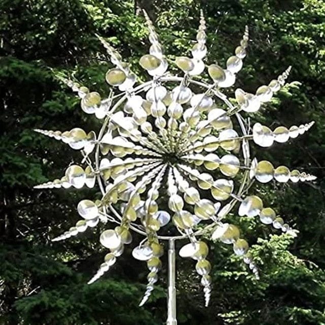 Maliben | Unique and magical windmill made of metal | Magical kinetic metal sculpture