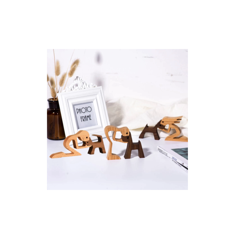 Maliben | Hugo Wooden Sculpture | Unique Handmade Figurine