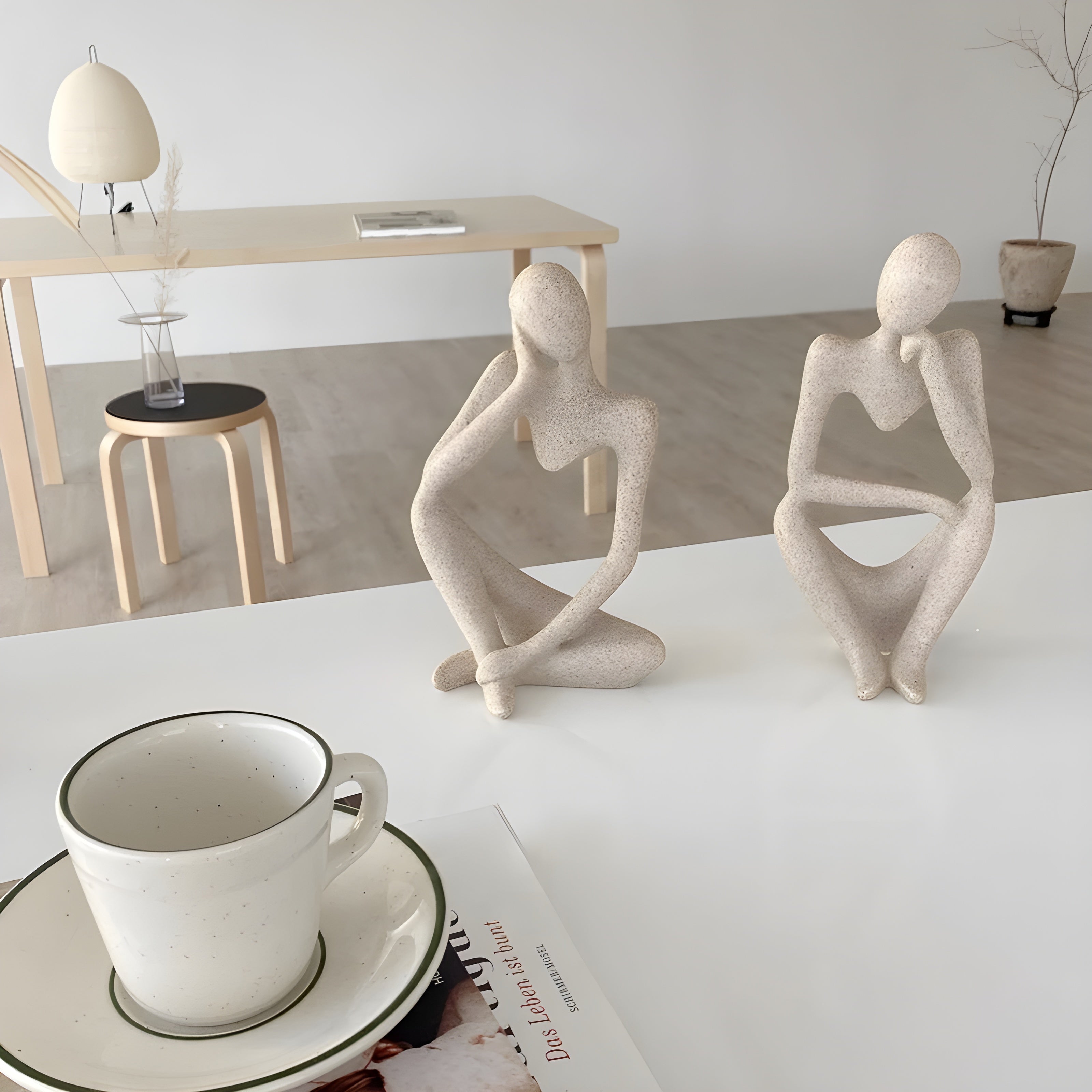 Maliben | Abstract Thinker Sculpture Home Decor