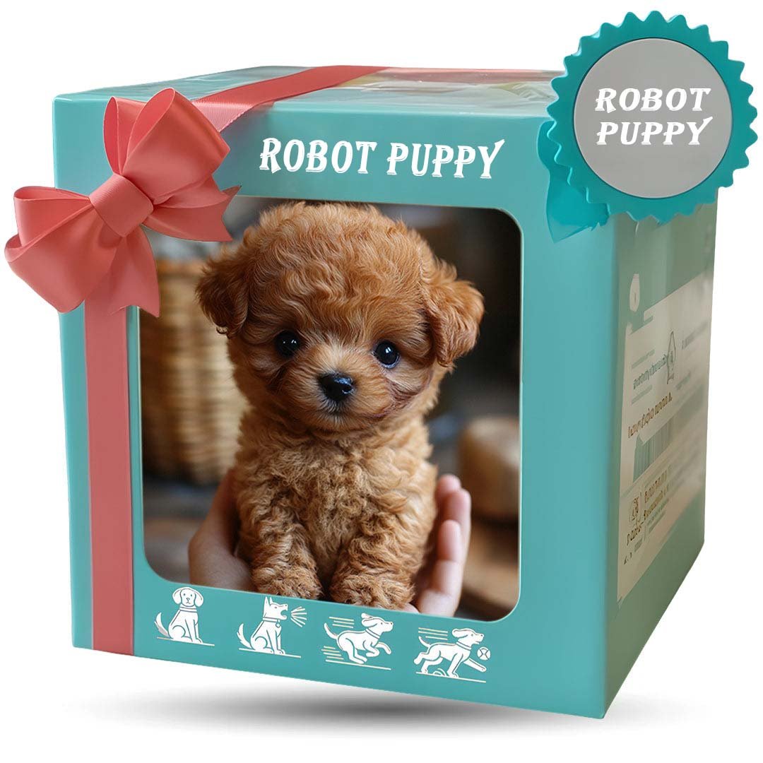 Maliben CuddlePup Smart Robot Puppy — Interactive Companion Toy