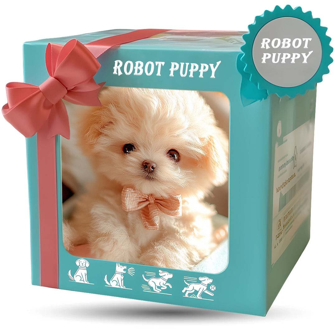 Maliben CuddlePup Smart Robot Puppy — Interactive Companion Toy