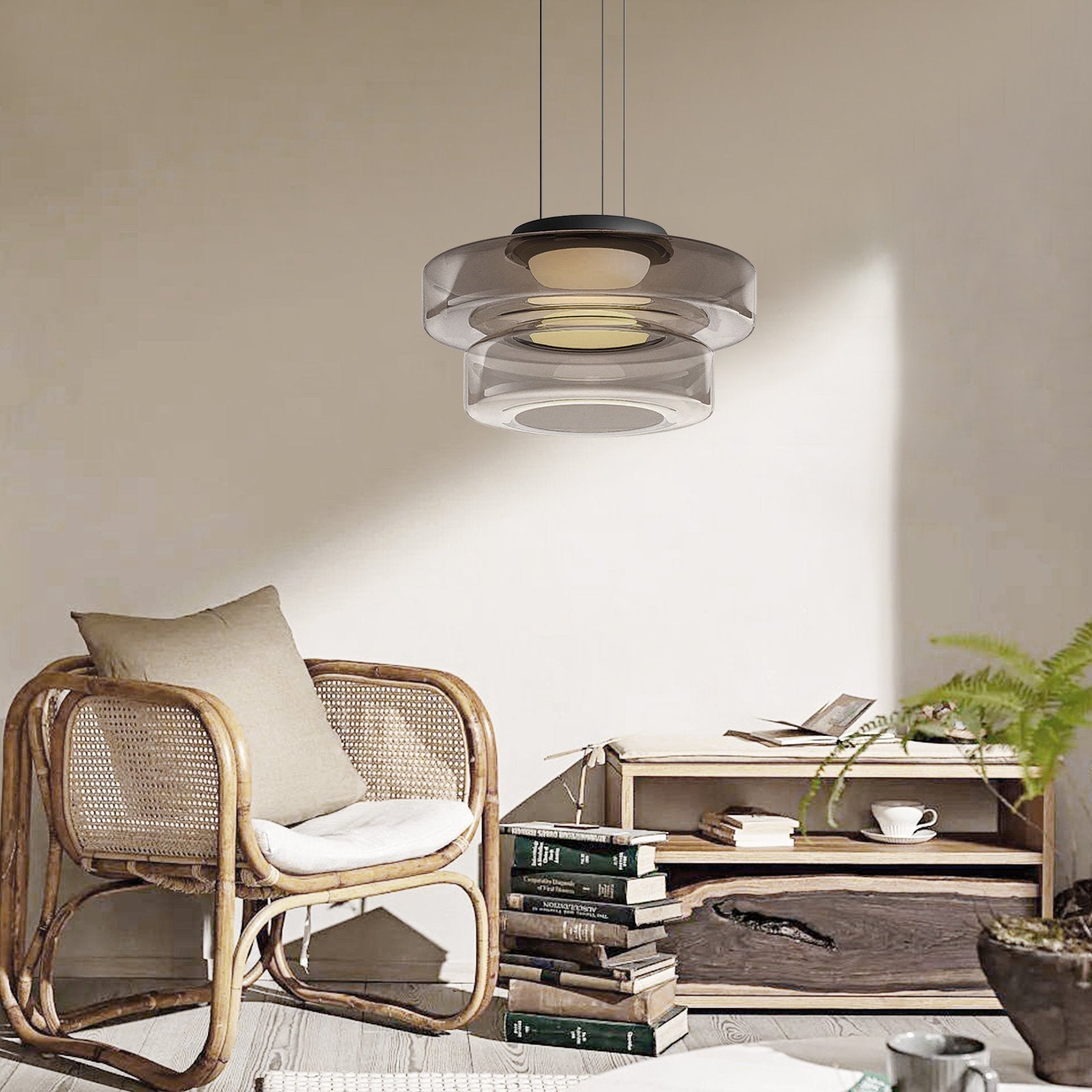 Maliben | Modern Glass Pendant Lamp In Bauhaus Style - Aurorasphere