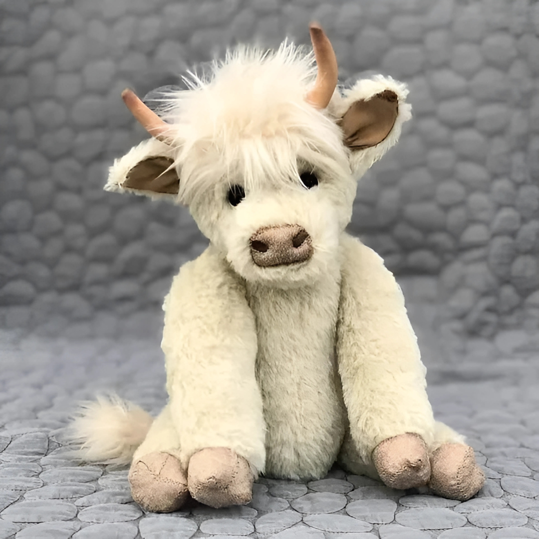 Maliben | Plush Cuddle Cushion Highland Cow Toy