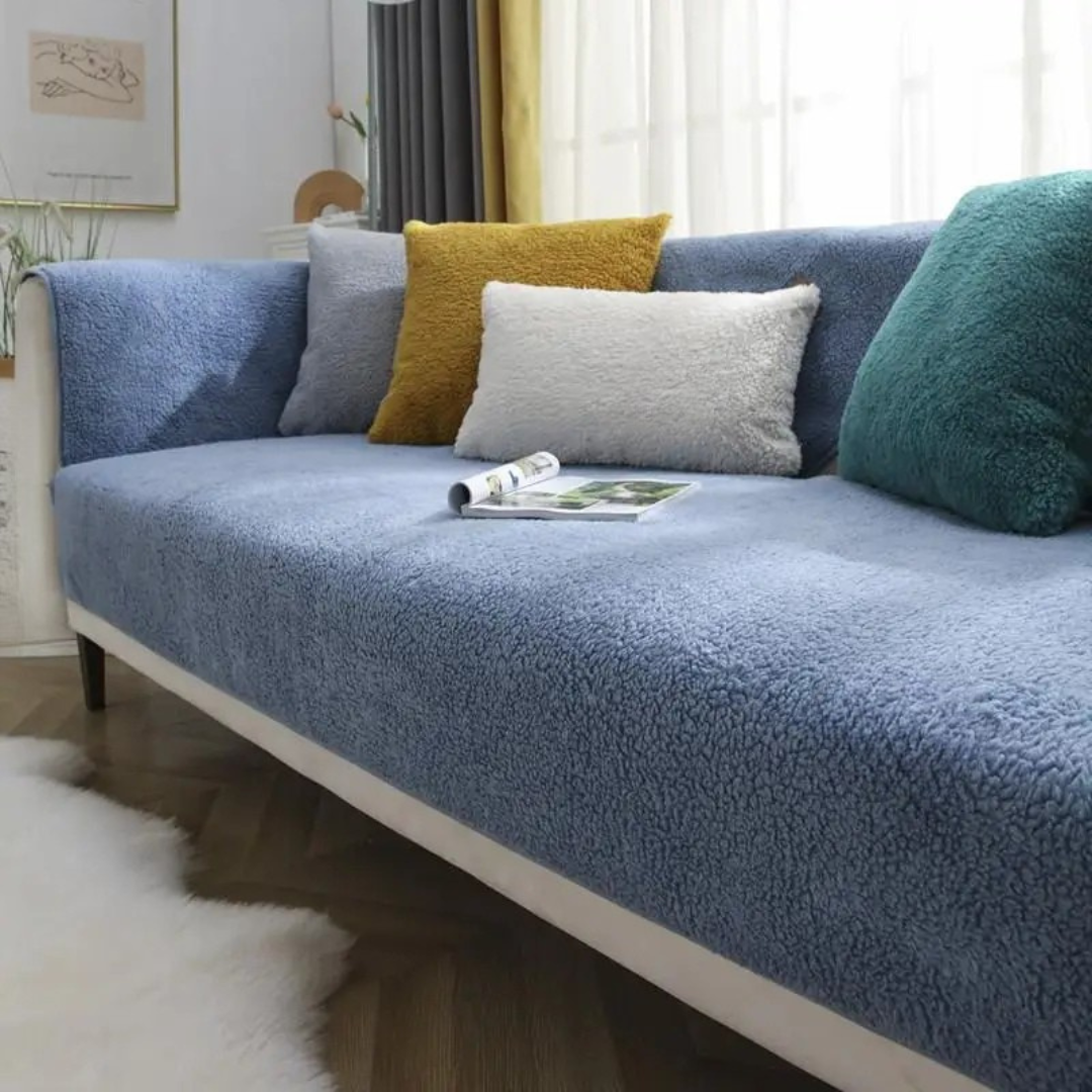 Maliben | Fleece Sofa Cover Waterproof Non Slip