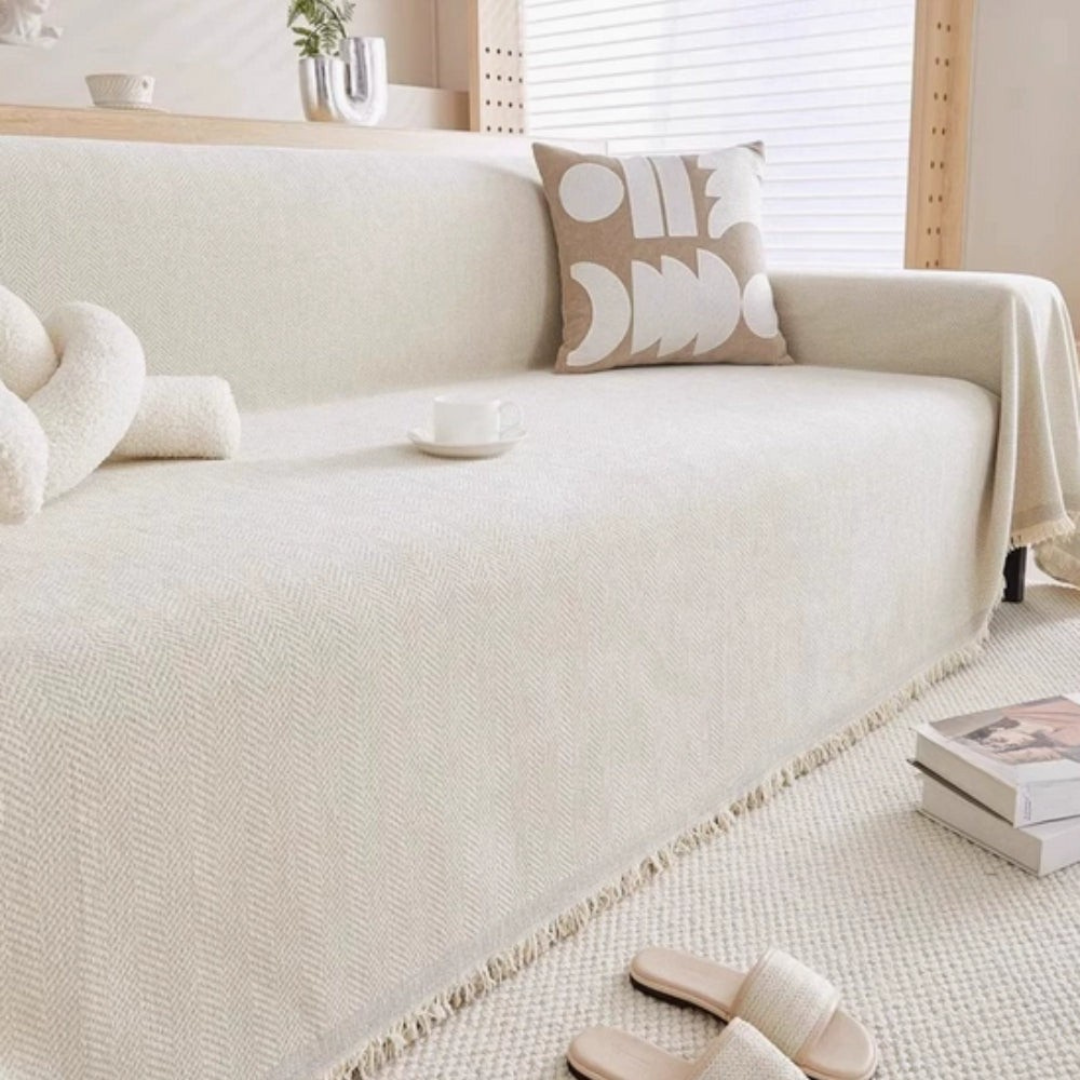 Maliben | Sofa Cover Durable Chenille Fabric Protection