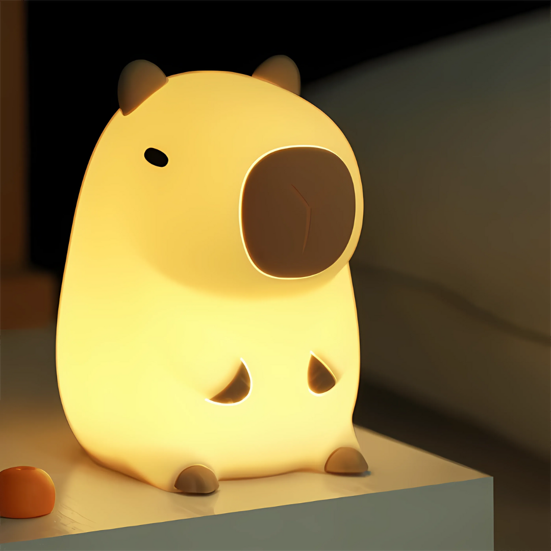 Maliben | Capybara Night Light Adjustable Brightness Silicone