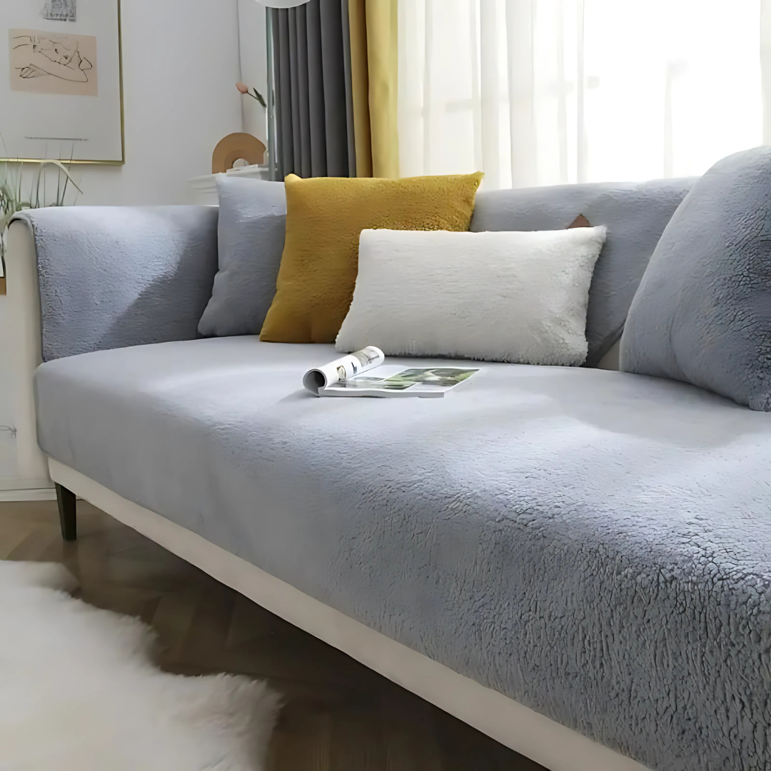 Maliben | Fleece Sofa Cover Waterproof Non Slip
