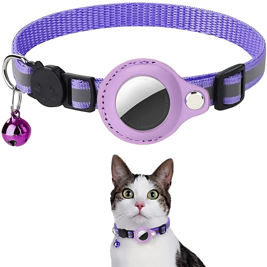 Maliben | Cat Collar With Bell And GPS Tracker Holder
