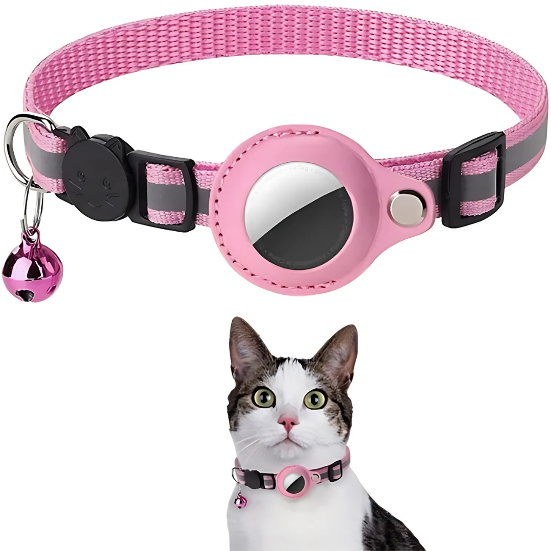 Maliben | Cat Collar With Bell And GPS Tracker Holder
