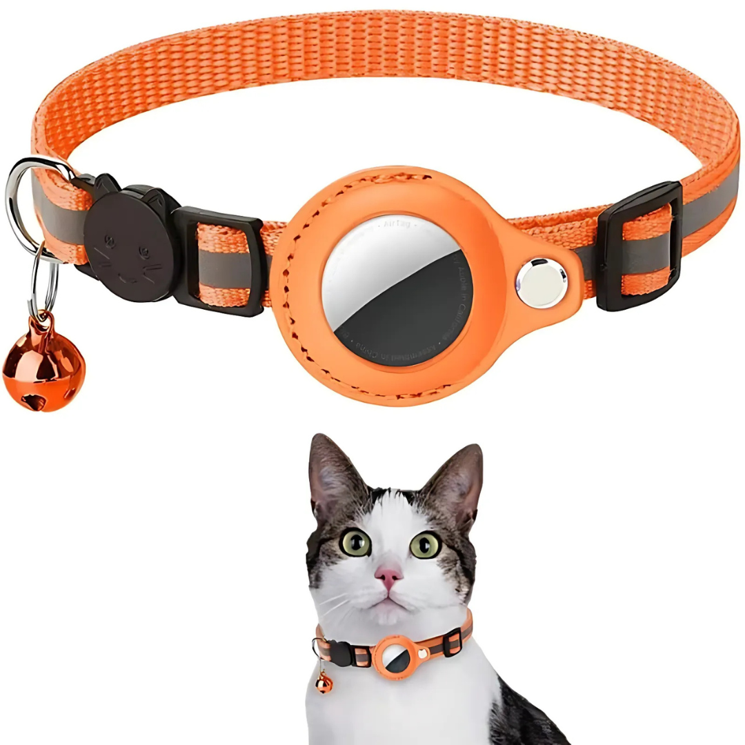 Maliben | Cat Collar With Bell And GPS Tracker Holder