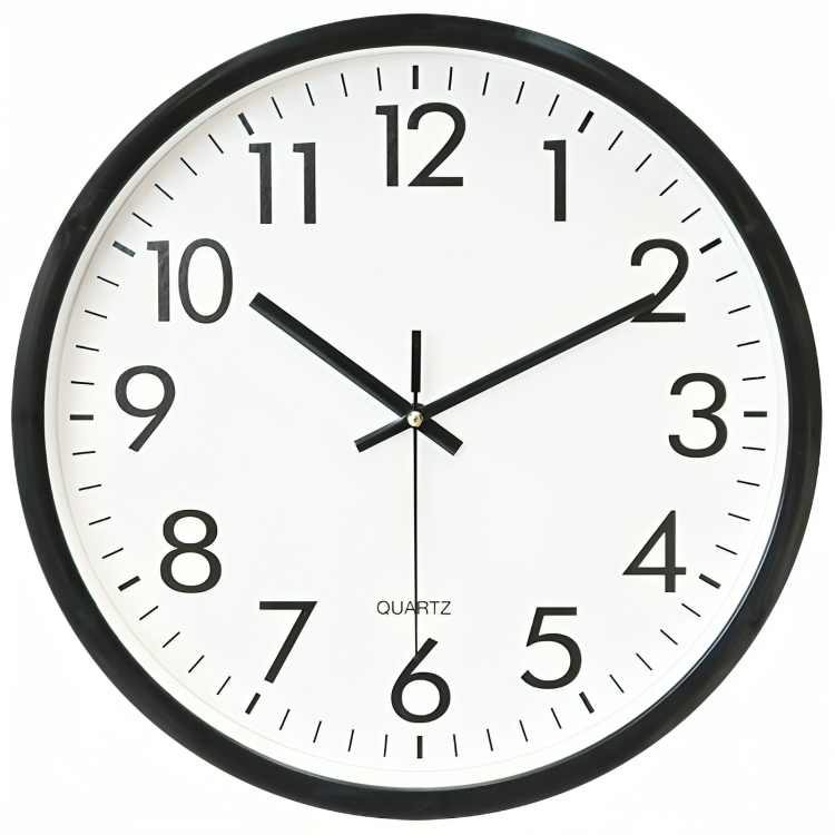 Maliben | Luxurious Atomic Clock For Indoor And Outdoor – Timeless Black Design