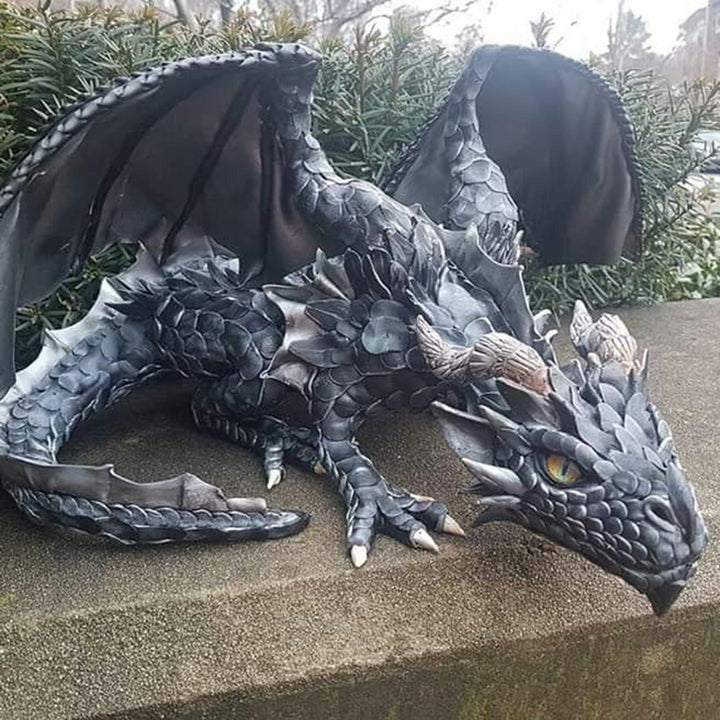 Maliben | Crouching Dragon Guardian Statue