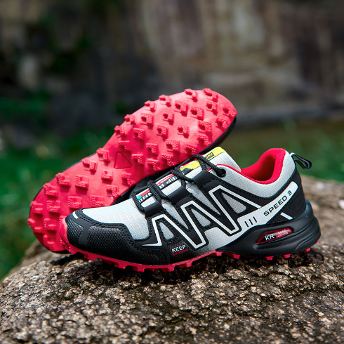 Maliben | Summit Climber HikIng Boots in Blue And Green