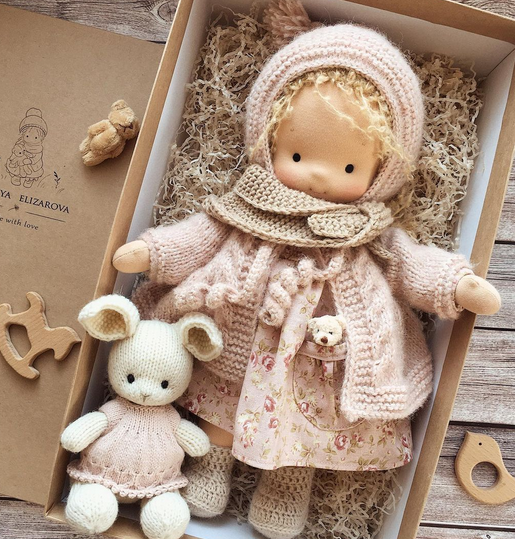 Maliben | Velvetdream | Cuddly Soft And Loving - HAndmade Doll For Comfort and Pleasure
