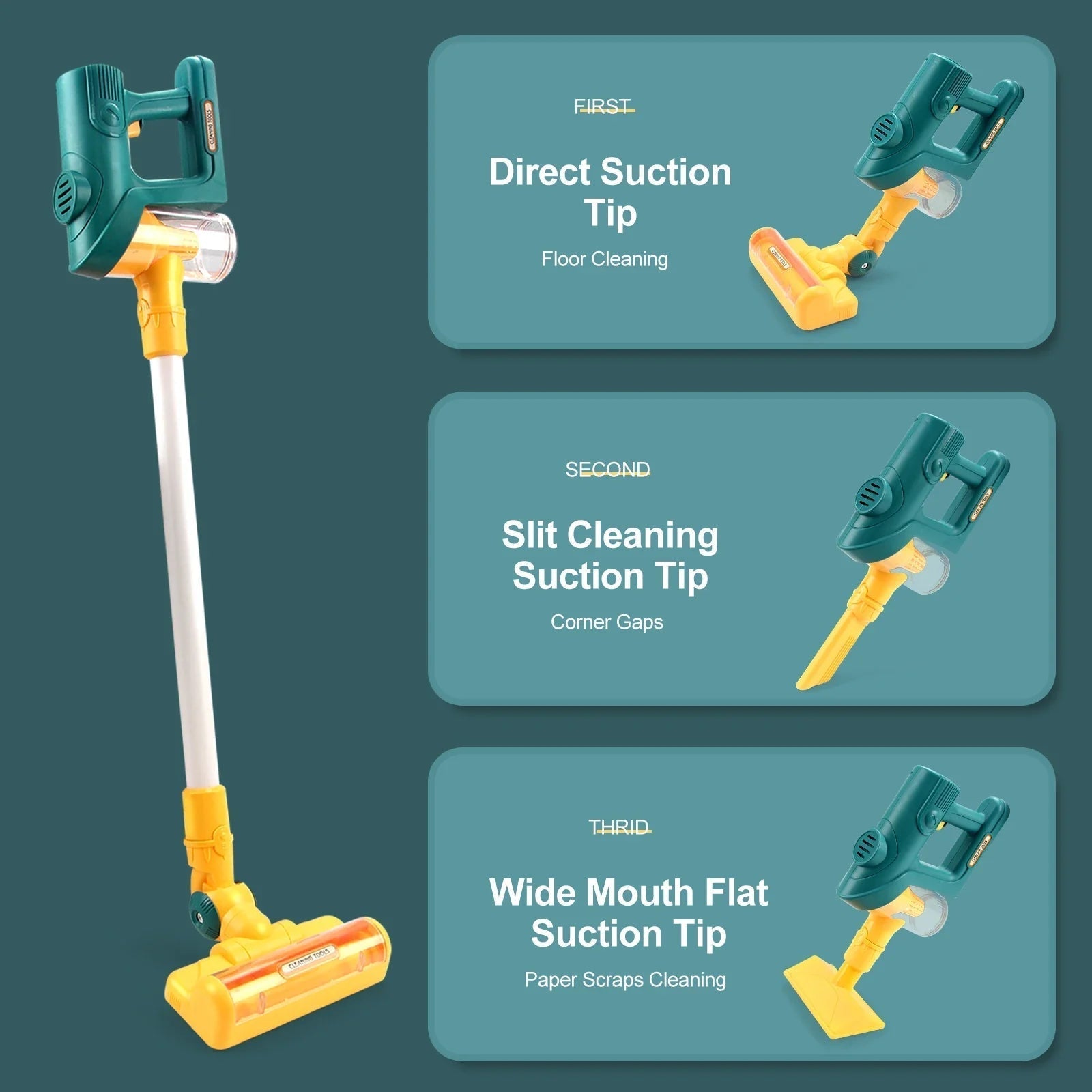 Maliben | Mini Vacuum Cleaner - Interactive Children's Toy