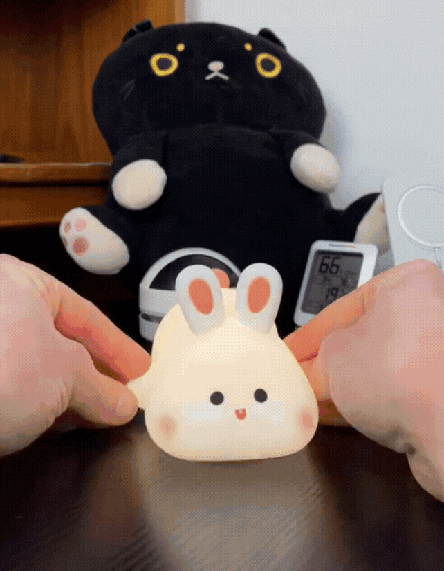 Maliben | Night Light | Soft And Dimmable - Rabbit Lamp For Children