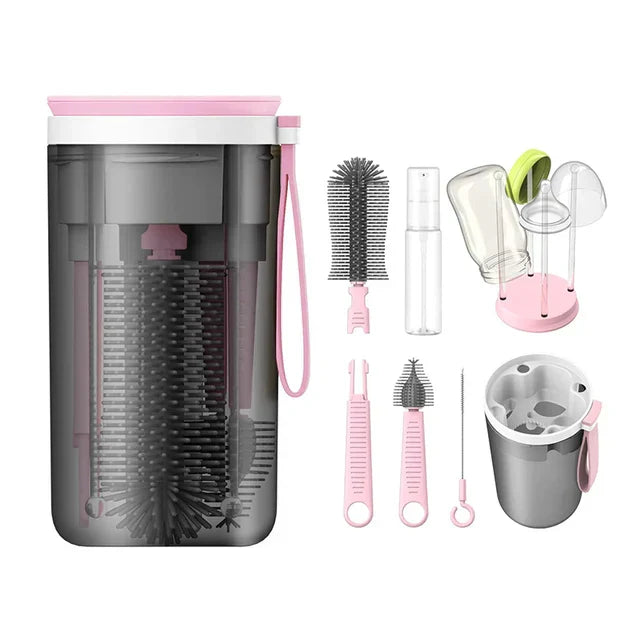 Maliben | Baby Bottle Cleaning Set – Practical Brush With Accessories For Easy Care On The Go