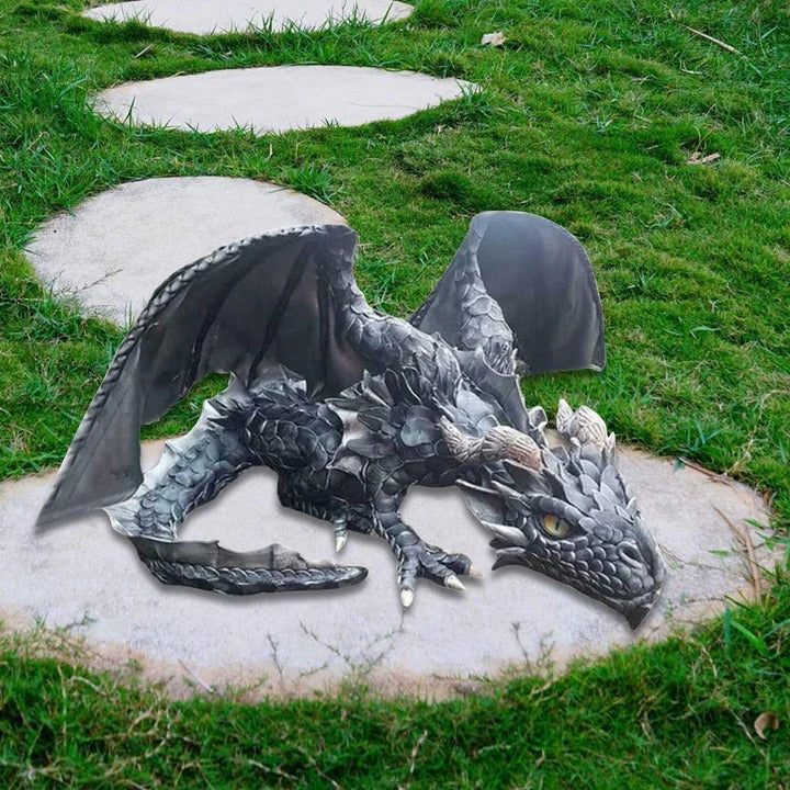Maliben | Crouching Dragon Guardian Statue