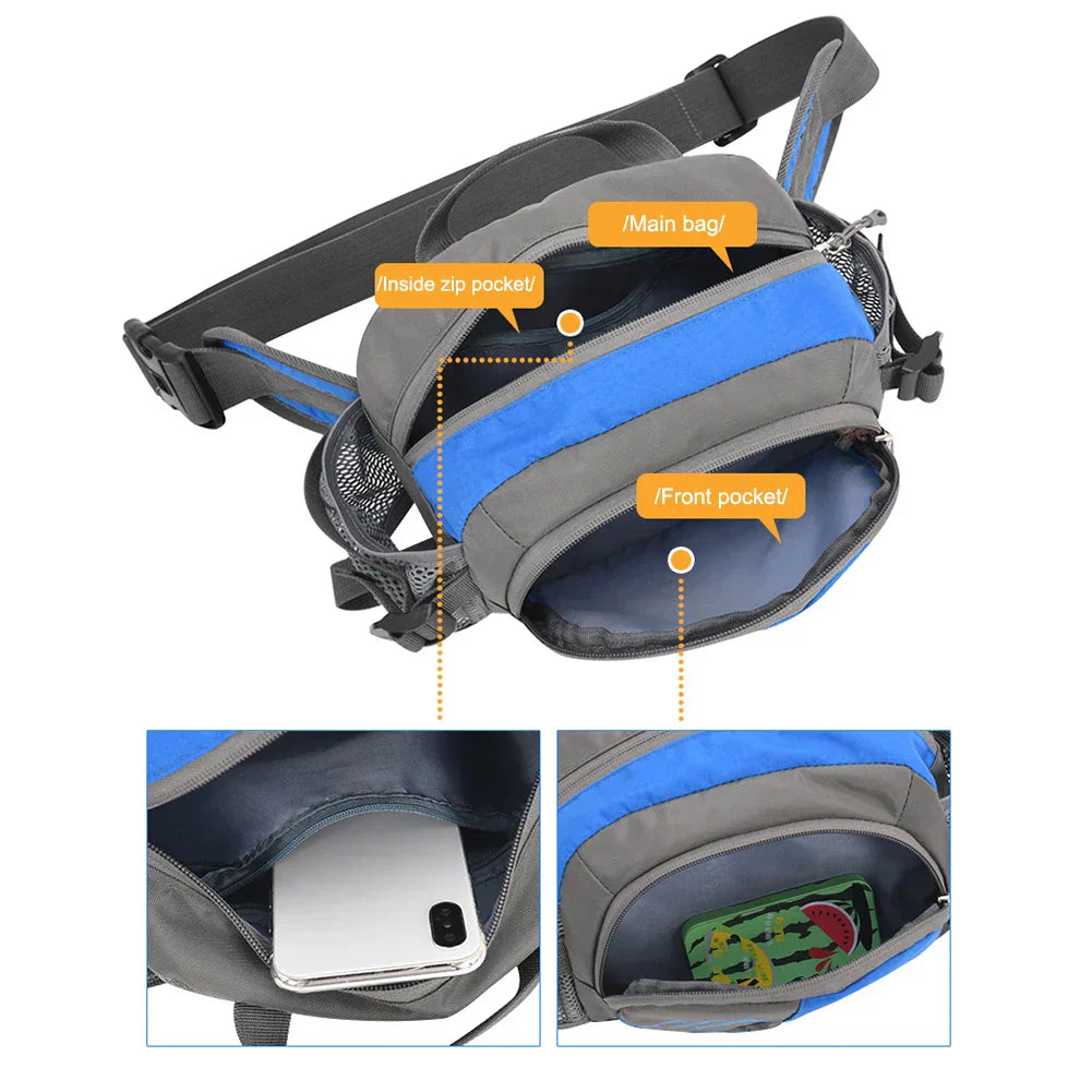 Maliben | Running Belt Motionlite | Lightweight & Water-Repellent | Adjustable For All Sizes | Perfect For Jogging, Hiking & Cycling