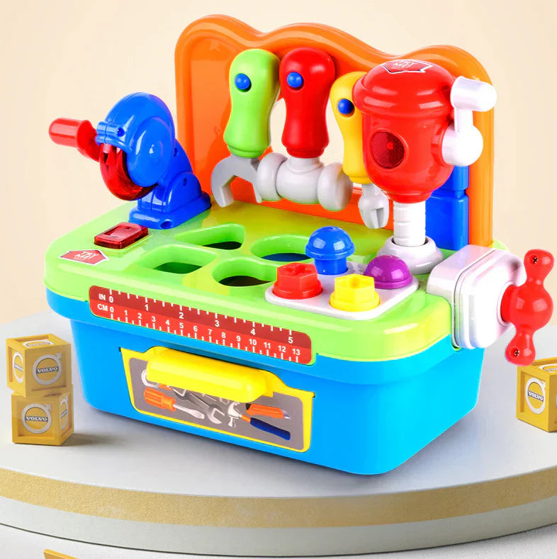 Maliben | Workbench – Interactive Learning Toy For Children With Tools & Shapes