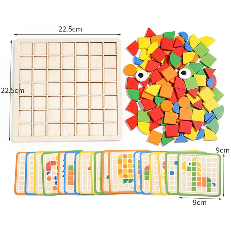 Maliben | WoodlAnd Puzzle - Fun and Educational Wooden Puzzle Set