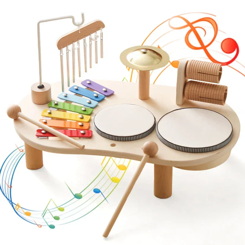 Maliben | Wooden Baby Musical Instruments | Stimulate Creativity - Perfect Montessori Toys