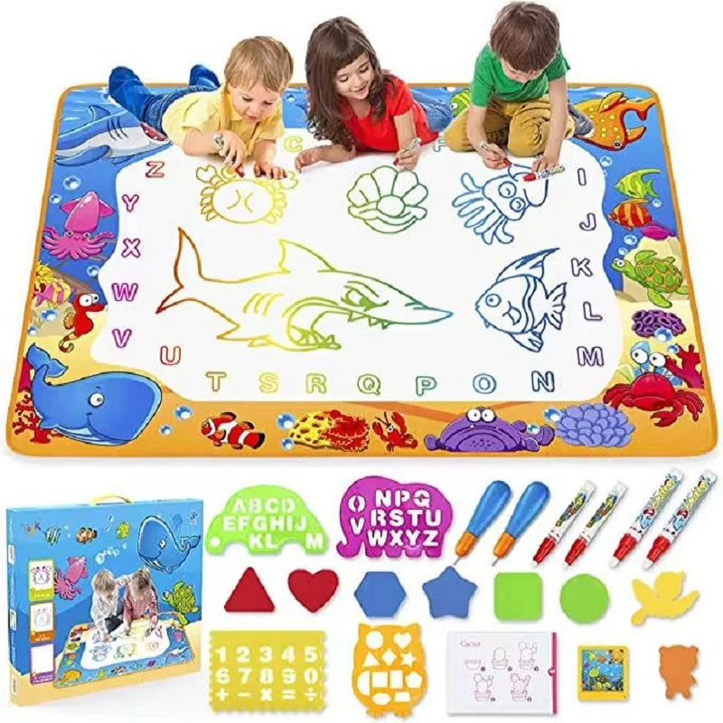 Maliben | Aqua Doodle | Drawing And Coloring Without Mess - Water Drawing Mat