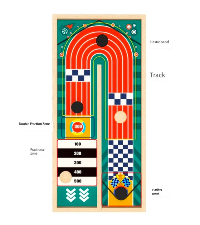 Maliben | Ecotoys Super Winner Table Hockey Game | The Ultimate Family Game - Compact And Fast