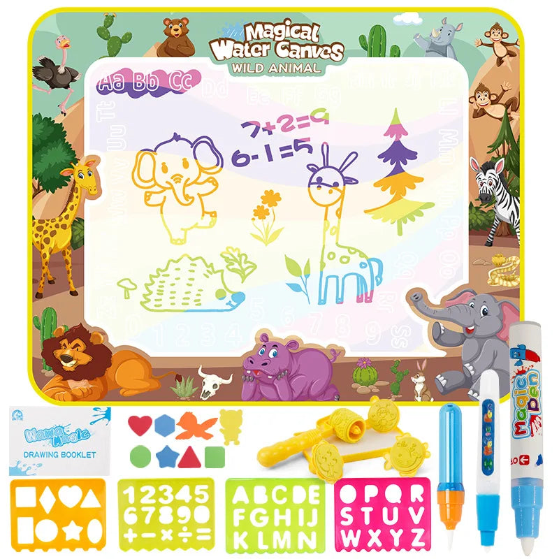 Maliben | Aqua Doodle | Drawing And Coloring Without Mess - Water Drawing Mat