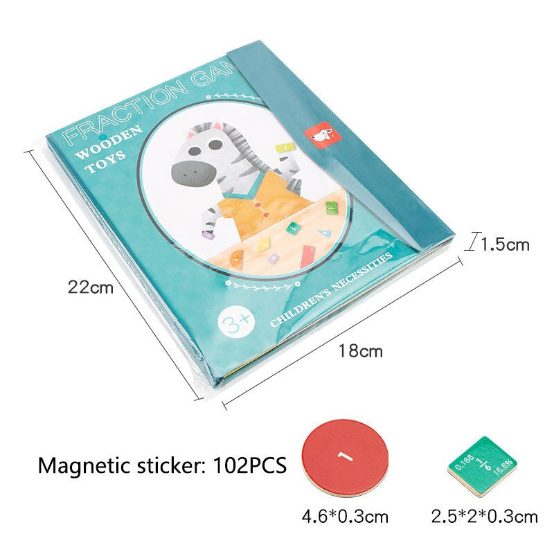 Maliben | Math Teacher Book | Learn Fractions Playfully - Educational Math Book For Children