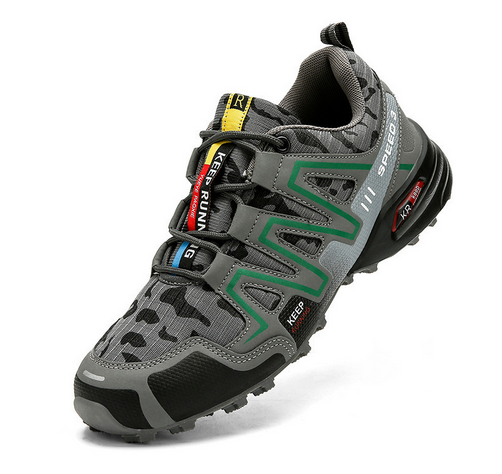 Maliben | Summit Climber HikIng Boots in Blue And Green