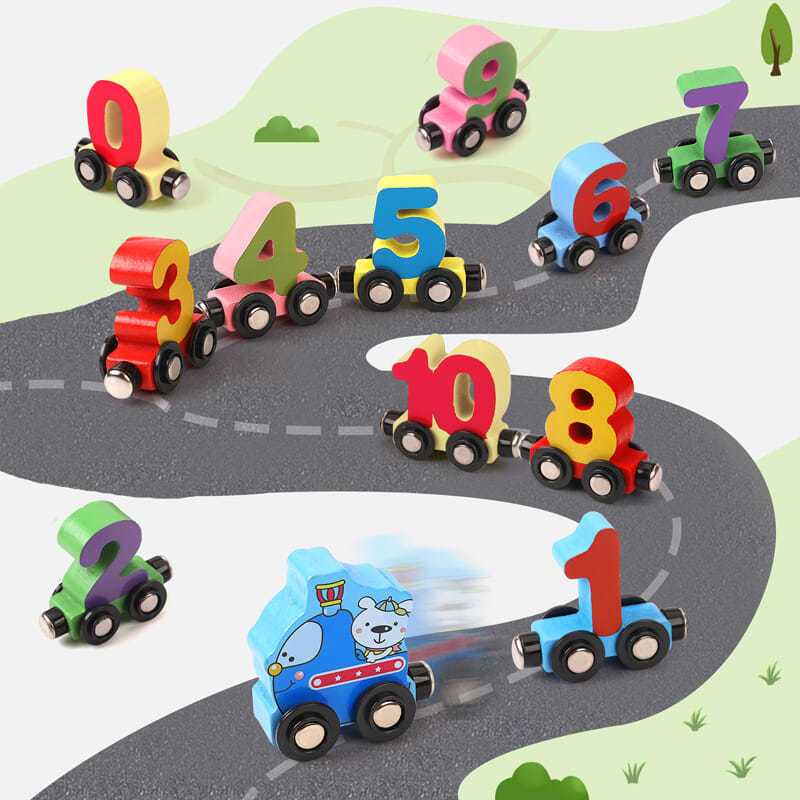 Maliben | Magnetic Number Train - Educational Toy