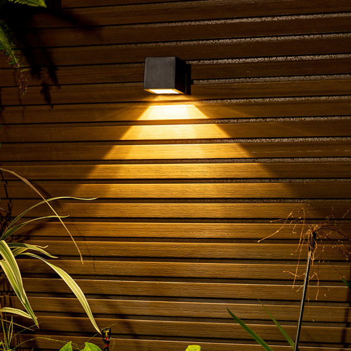 Maliben | Wireless Led Solar Cube Wall Lamps Deluxe - Create The Perfect Atmosphere In Your Garden!