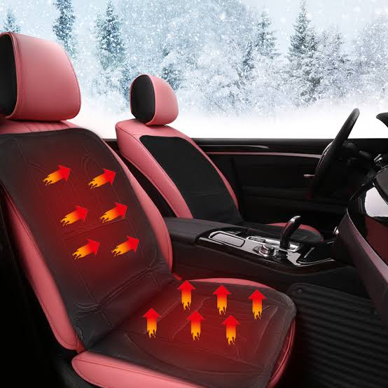 Maliben | Heatride Heated Car Seat Cushion – 12v Memory Foam Seat And Back Heating