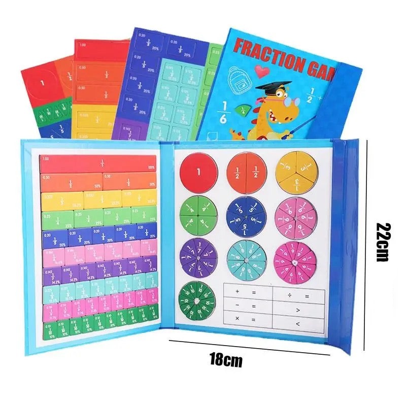 Maliben | Educational Maths Toy Magnetic Fraction Board