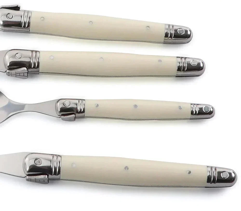 Maliben | IvoryElegance – Luxury Laguiole Cutlery Set with Timeless Style