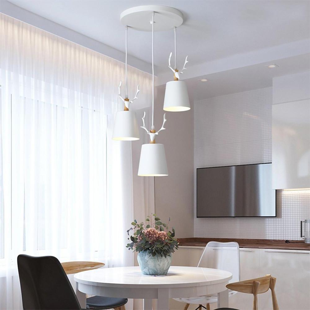 Maliben | Forestglow Pendant - Elegant Led Pendant Light With Antler Design