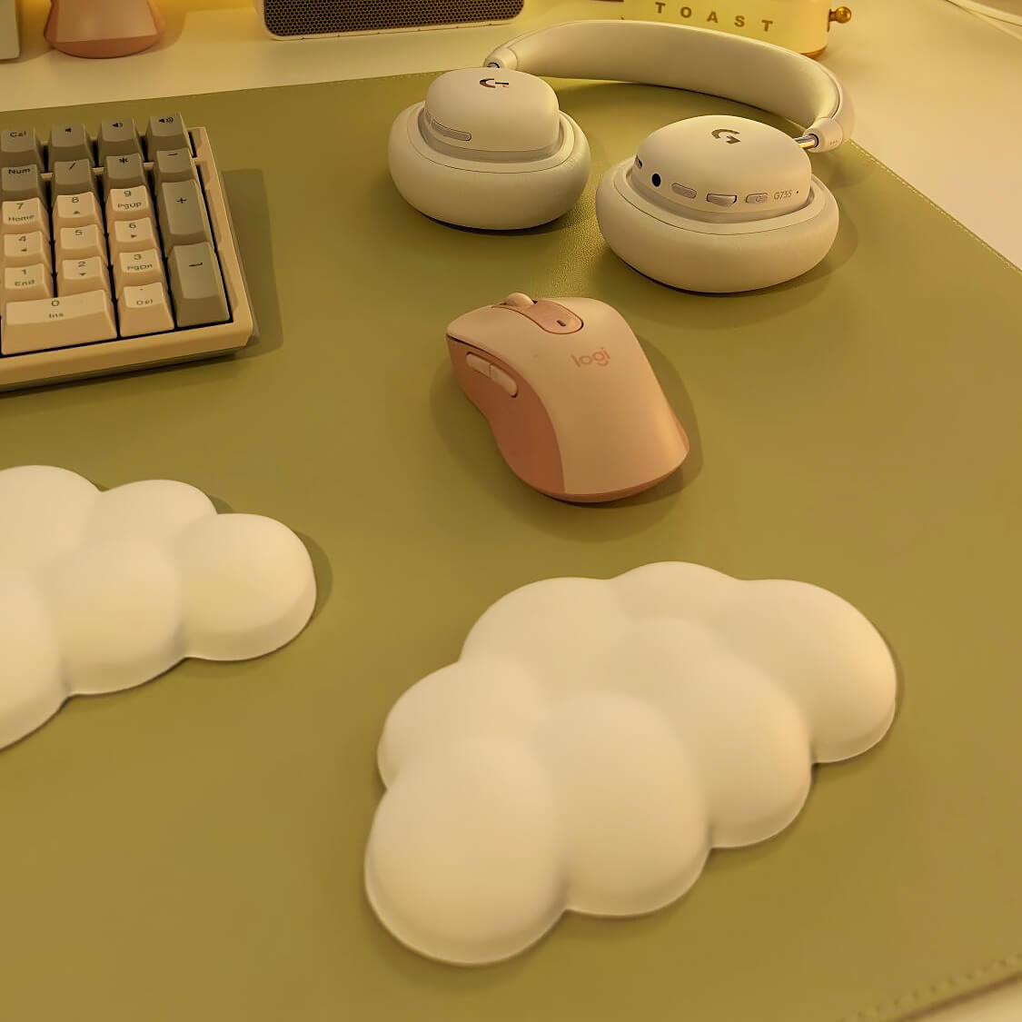 Maliben Cloud-shaped Keyboard & Mouse Wrist Rest