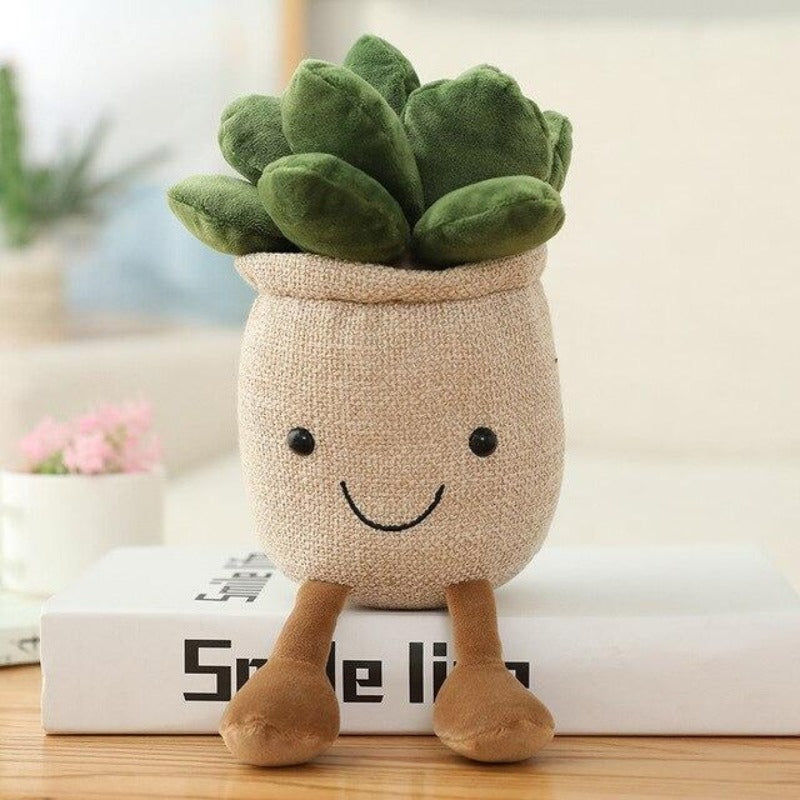 Maliben | Buddy Moonstones Flower Pot Plush