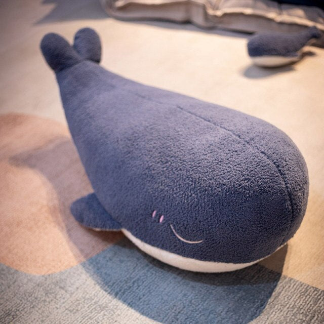 Maliben | Adorable Fluffy Blue Whale Plushie