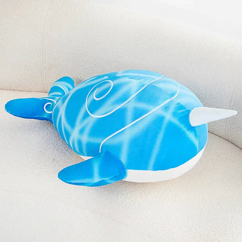 Maliben | Anime Childe Tartaglia Blue Narwhal Whale Plush