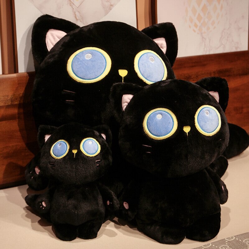 Maliben | Arrayah The Blue Eye Black Cat Plushie