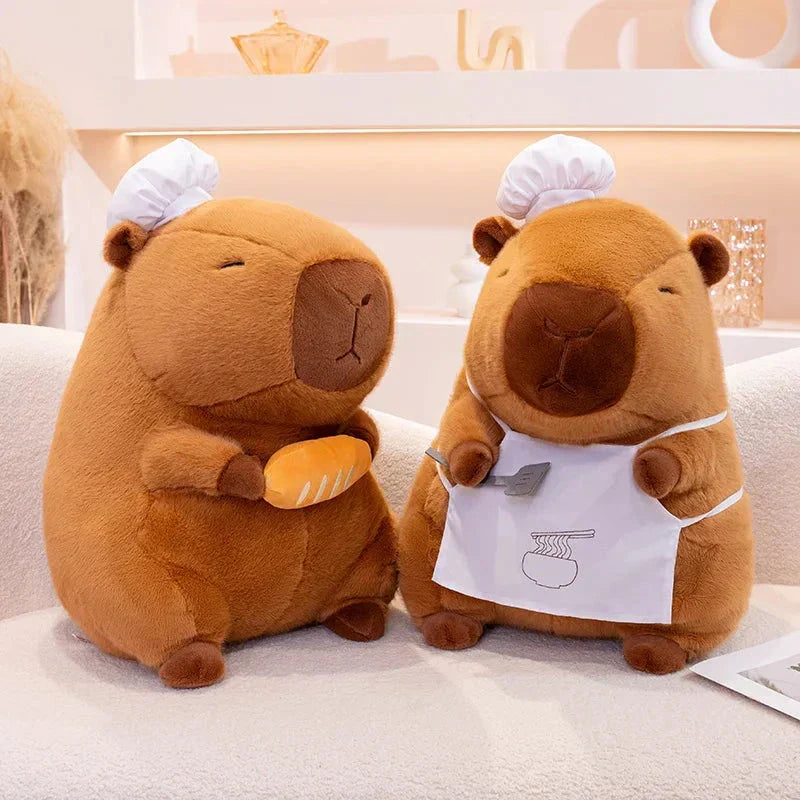 Maliben | Baker And Chef Capybara Plush Collection