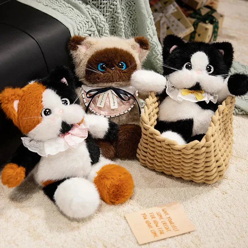 Maliben | Big-Eyed Calico Siamese Cat Plush Friends