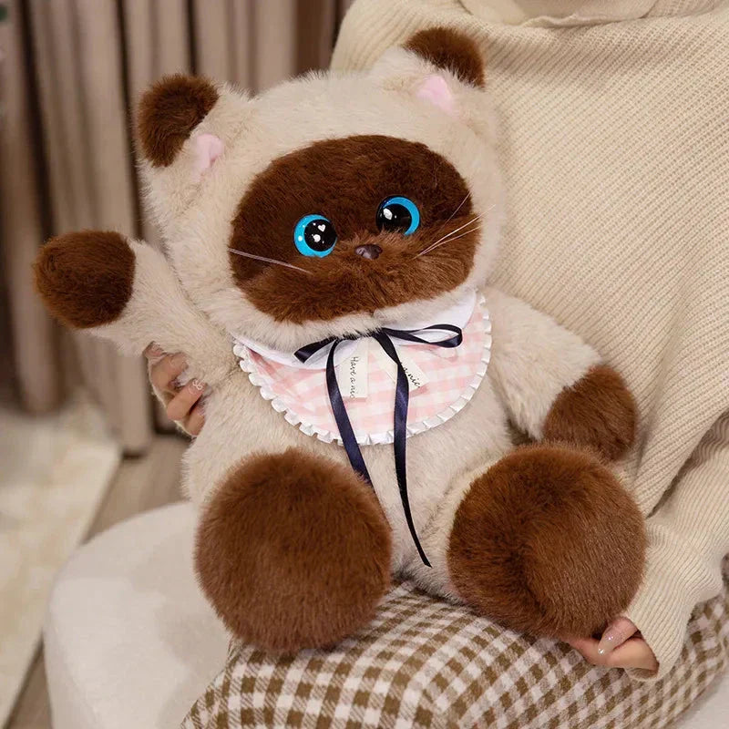 Maliben | Big-Eyed Calico Siamese Cat Plush Friends