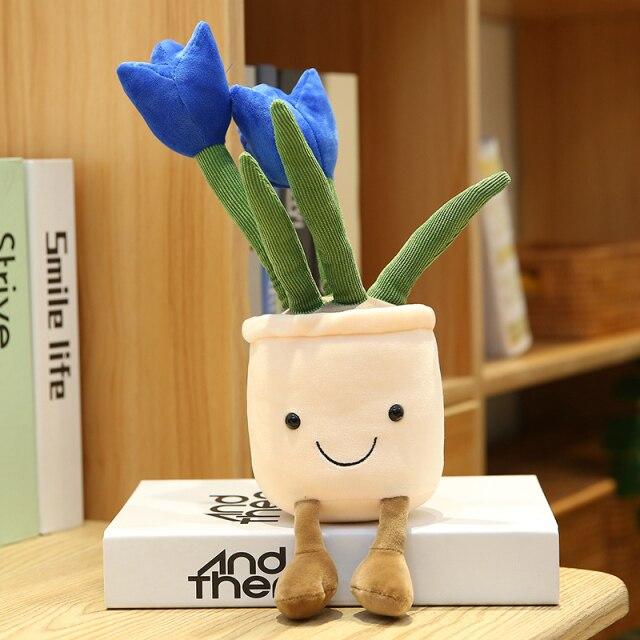 Maliben | Bubbly Tulip Flower Pot Plush