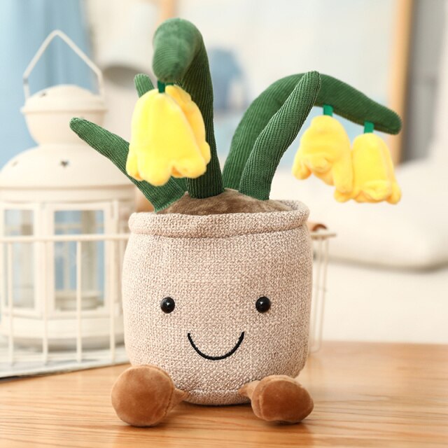Maliben | Fuzzy Fella Flower Pot Plush